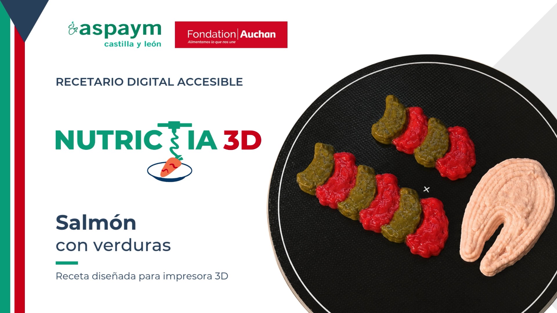 Portada de la receta Salmón con verduras