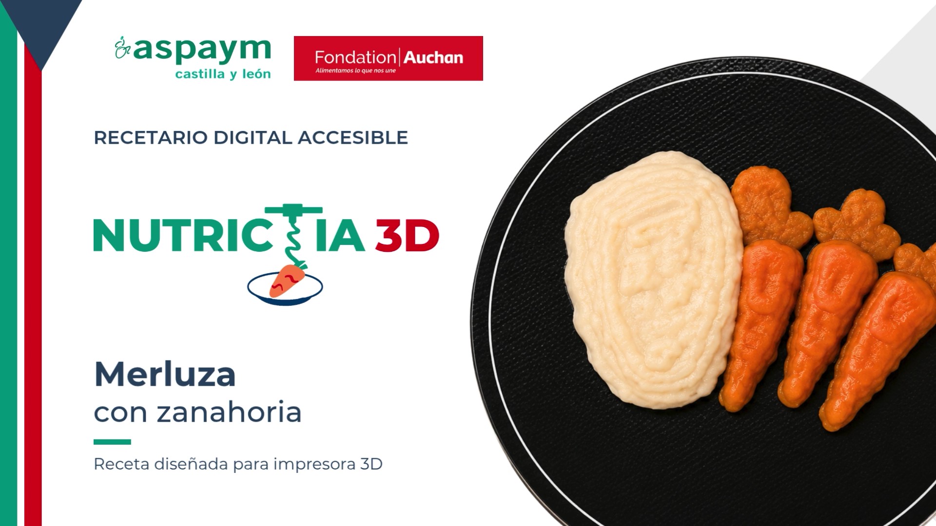 Portada de la receta Merluza con zanahoria