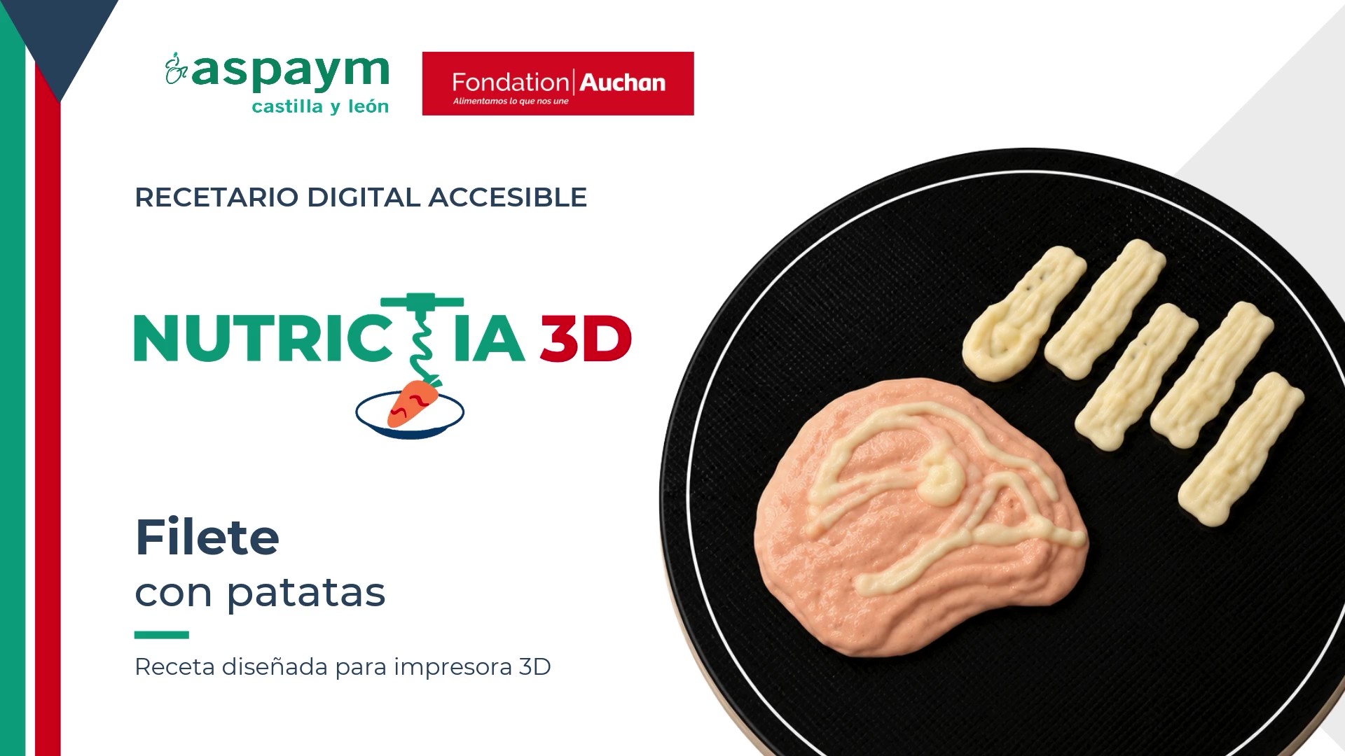 Portada de la receta Filetes de lomo con patatas
